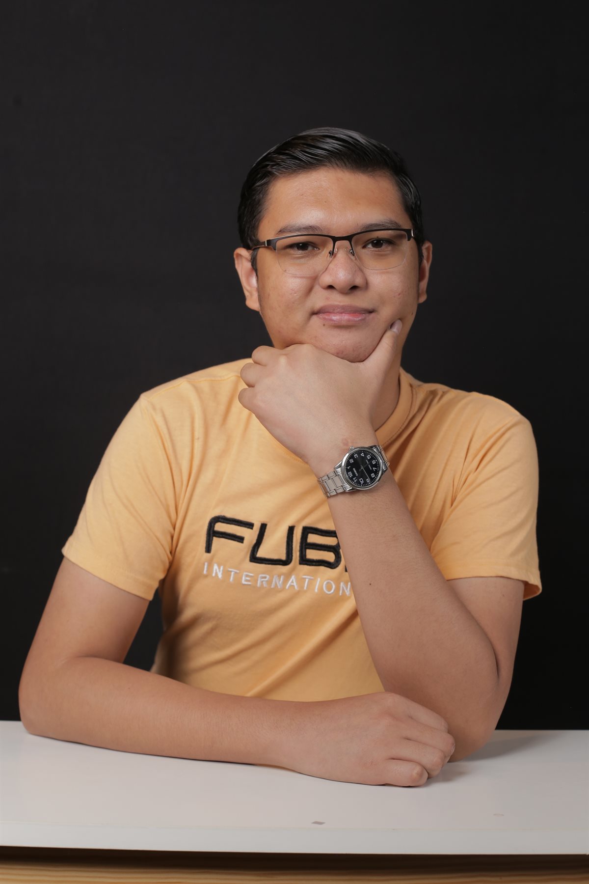 Studio portrait of Jomar P. Sulit